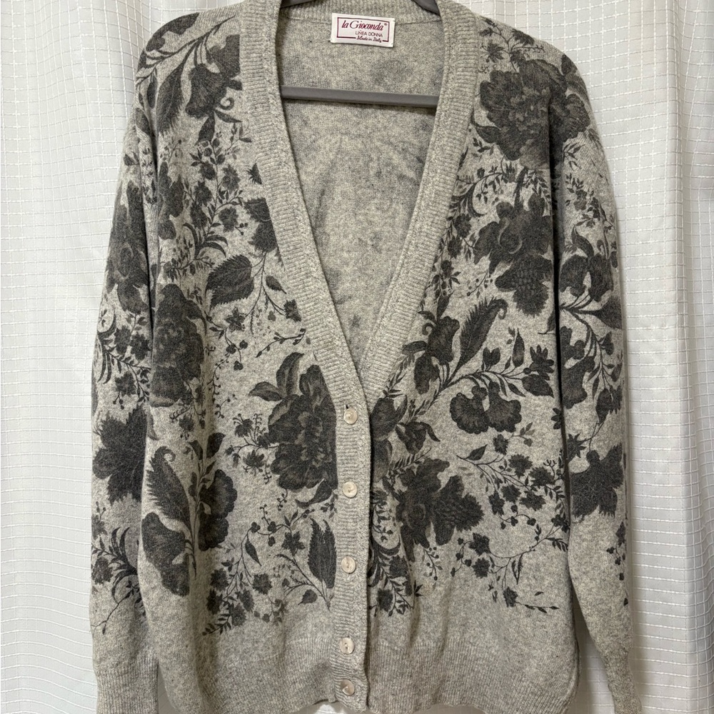 Grandmacore  Floral Women's Sweater